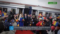 Trenul Regal a ajuns la Brasov, Familia Regala intampinata cu entuziasm
