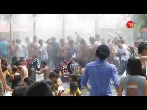 public garden in Rangoon