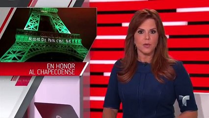 Monumentos de todo el mundo se iluminaron en homenaje al Chapecoense