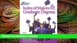 FAVORIT BOOK The College Board Index of Majors   Graduate Degrees 2004: All-New Twenty-sixth
