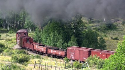 Cumbres and Toltec Steam Freight Train