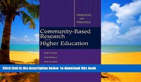 Buy NOW Kerry J. Strand Community-Based Research and Higher Education: Principles and Practices