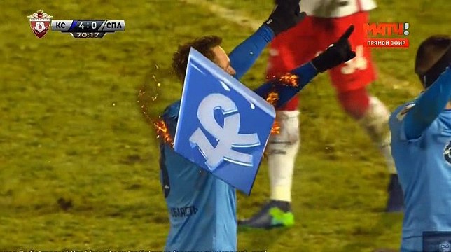 Sergey Kornilenko Goal HD - FK Krylya Sovetov Samara	4-0	Spartak Moscow 01.12.2016