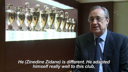 Real Madrid boss Perez lauds manager Zidane for team leadership