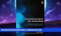 Pre Order Developing Inquiry for Learning: Reflecting Collaborative Ways to Learn How to Learn in