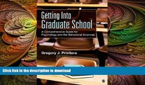 READ THE NEW BOOK Getting Into Graduate School: A Comprehensive Guide for Psychology and the