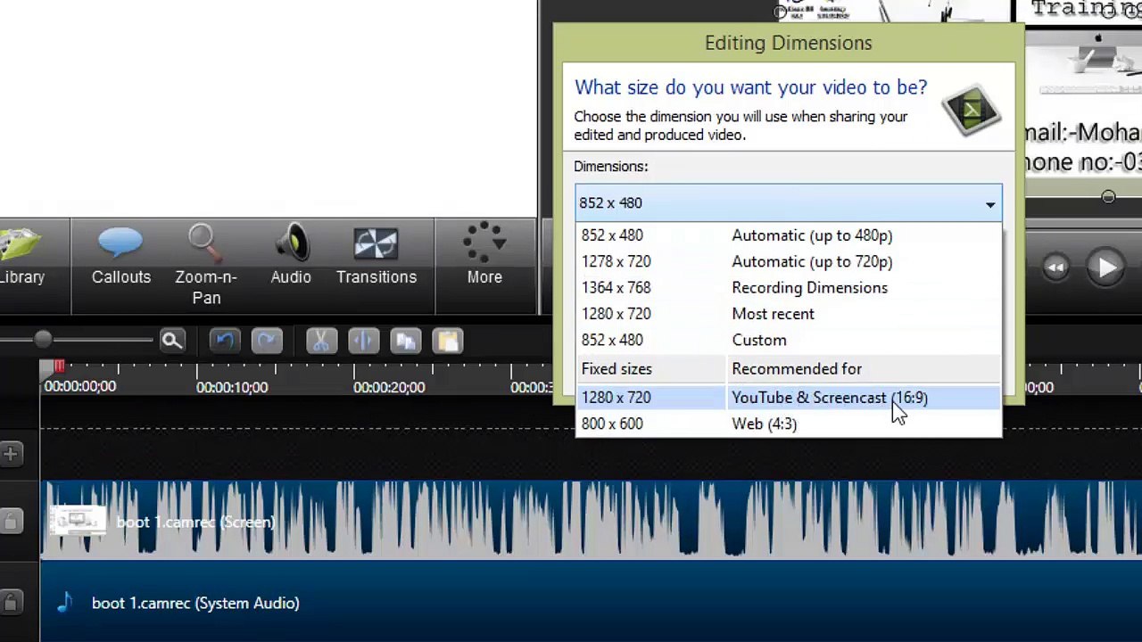 camtasia studio 8 part 1 Urdu and hindi tutorials