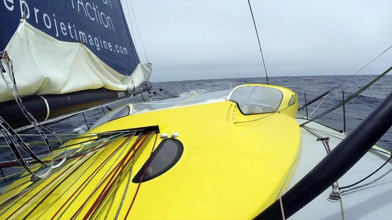J26 : Les albatros accompagnent Thomas Ruyant d...