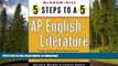 FAVORIT BOOK 5 Steps to a 5 on the Advanced Placement Examinations: English Literature READ EBOOK