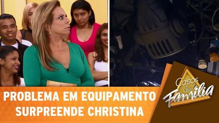 Equipamento entra em pane e Christina tem reação surpreendente!