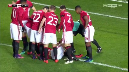 Manchester United vs West Ham 4-1 Highlights (EFL Cup) - Nov, 30 2016