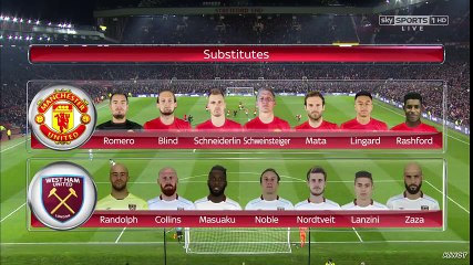 Manchester United vs West Ham 4-1 EXTENDED - Highlights  Nov, 30 2016