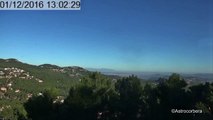 Timelapse 1/12/2016, como estaba previsto, ni una sola nube en todo el día