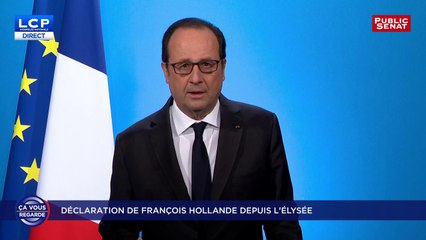REPLAY. François Hollande : "J'ai décidé de ne pas être candidat à l'élection présidentielle"