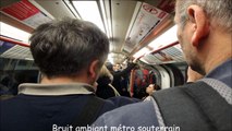 Bruit ambiant métro souterrain