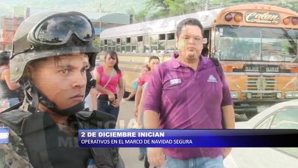 Inician operativos en marco de navidad segura