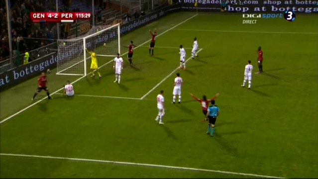 Nikola Ninkovic Goal HD - Genoa	4-2	Perugia 01.12.2016