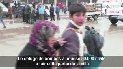 Brisés, les déplacés d'Alep en quête de paix