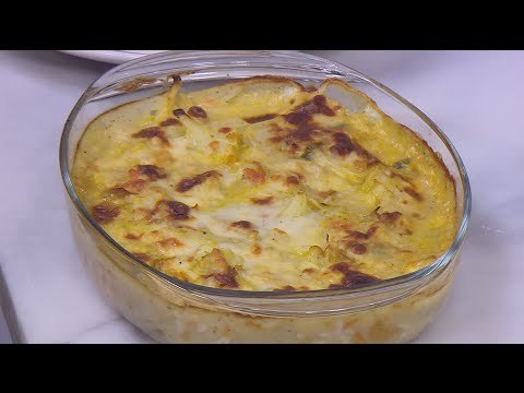 صينية قرنبيط بالبشاميل | نجلاء الشرشابي