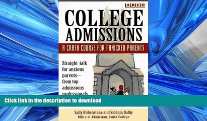 READ THE NEW BOOK College Admissions: Crash Course (2nd ed) READ PDF BOOKS ONLINE