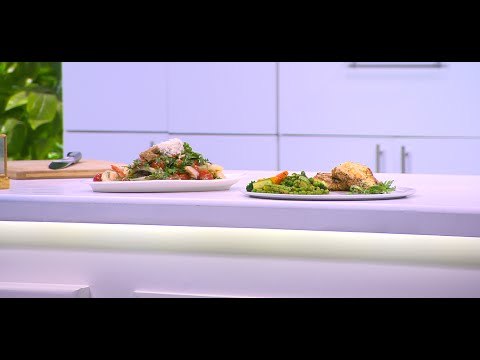 فيليه مشوي بالقرفة - سلطة جمبري و كاليماري | شبكة و صنارة حلقة كاملة