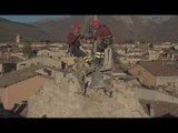 Norcia (PG) - Terremoto, recuperata campana della Chiesa dell'Addolorata (01.12.16)