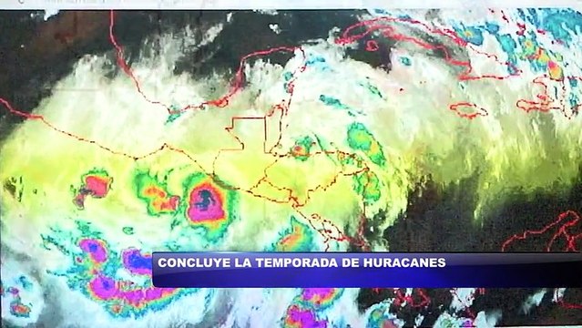 Concluye temporada de huracanes