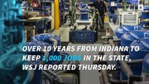 Carrier getting $7M in tax breaks from Indiana to keep jobs: report