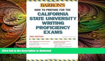 FAVORIT BOOK How to Prepare for the California State University Writing Proficiency Exams (Barron