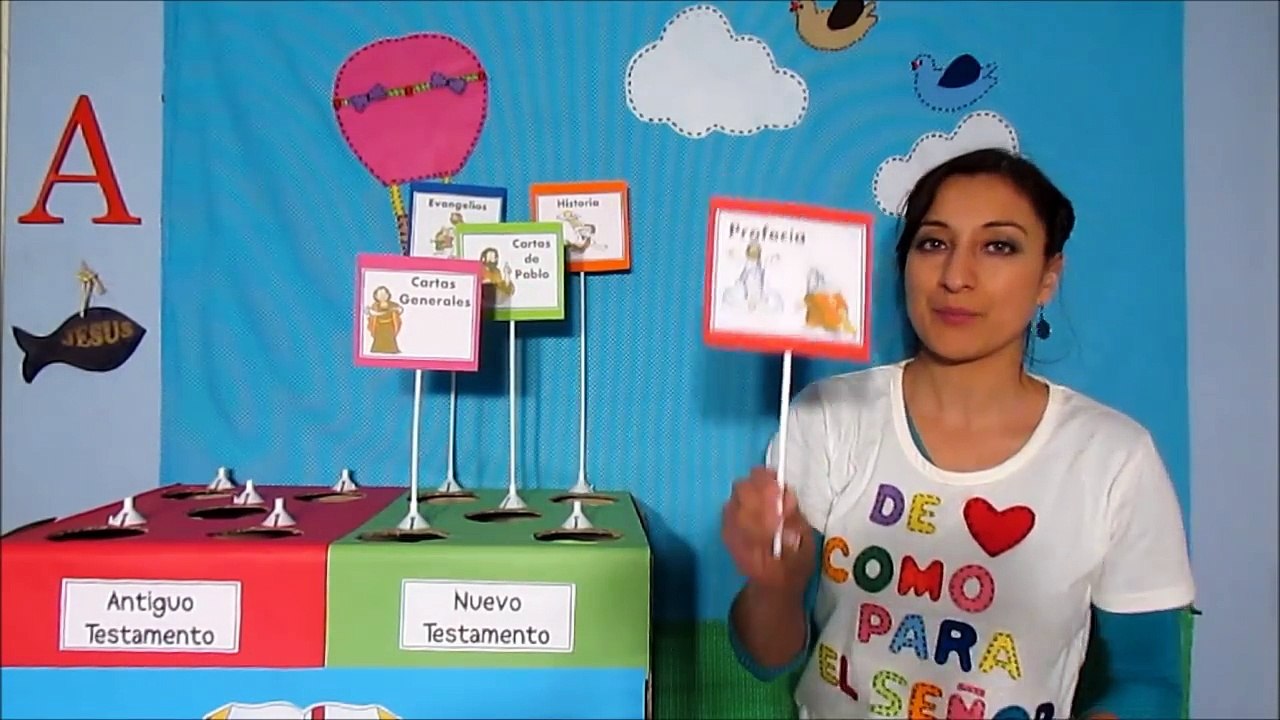 Idea juego bíblico - Clasificación libros de la Biblia-