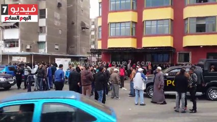 بكاء أهالى القابوطى بسبب إلغاء القرعة العلنية لوحدات الإسكان