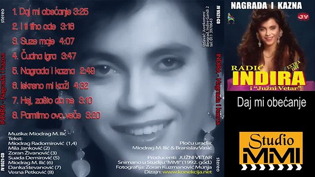 Indira Radic i Juzni Vetar - Daj mi obecanje (Audio 1992)