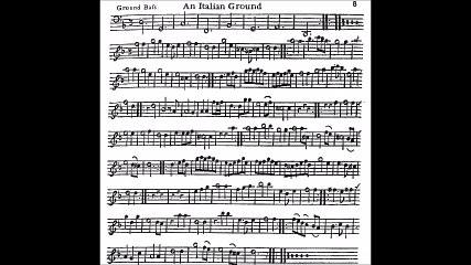 Italian Ground by an alto recorder