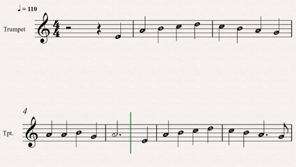 Trumpet Christmas Sheet Music: The Huron Carol