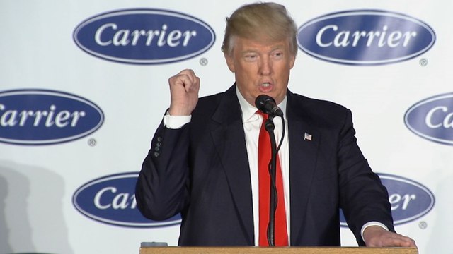 Donald Trump's full speech at the Carrier factory
