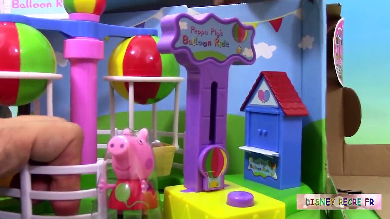 Peppa Pig Les Montgolfières et Barbapapa ♥ Peppa Pig Balloon Ride Theme Park