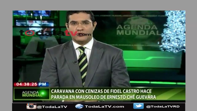 Caravana con cenizas de Fidel Castro hace parada en mausoleo de Ernesto Che Guevara - CDN - Video