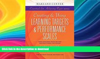 Buy book  Creating and Using Learning Targets   Performance Scales: HowTeachers Make Better