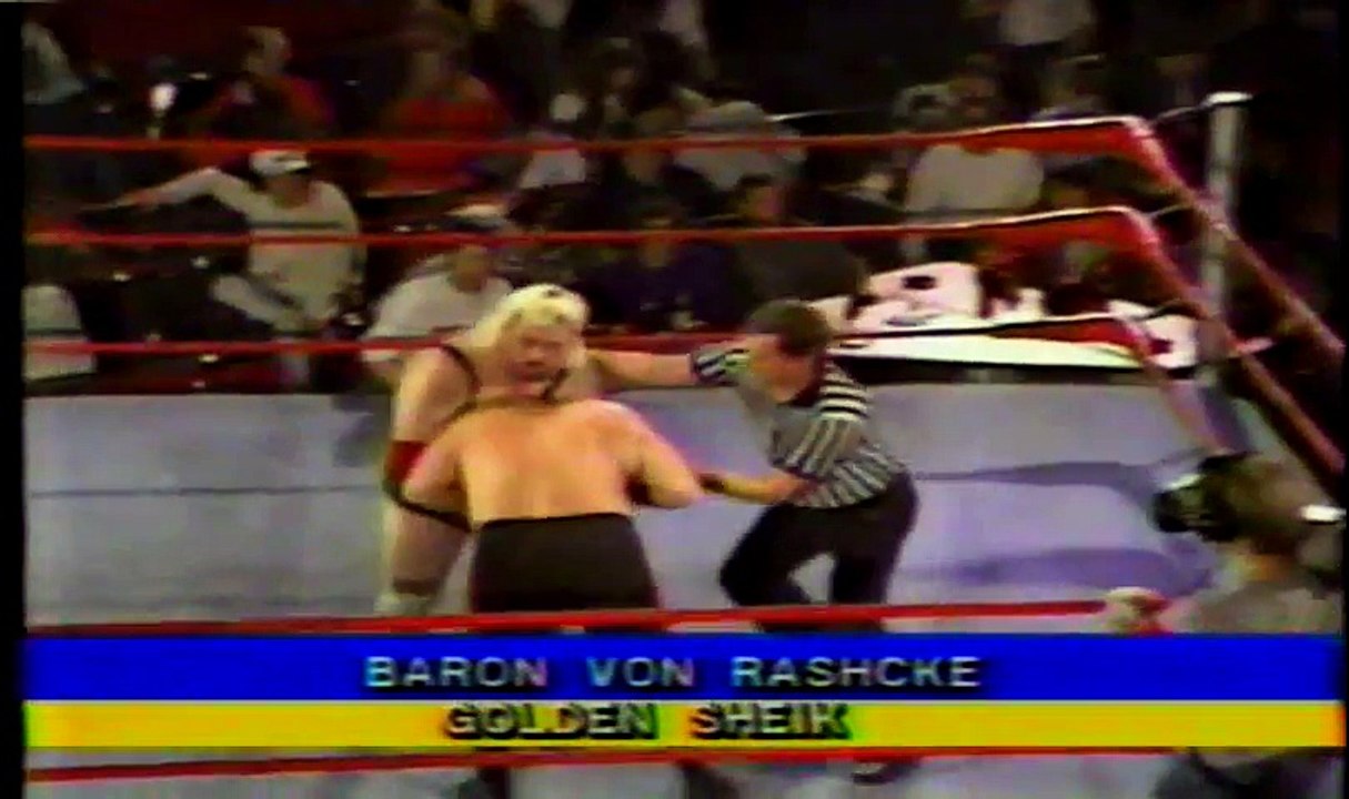 Baron Von Raschke squash match