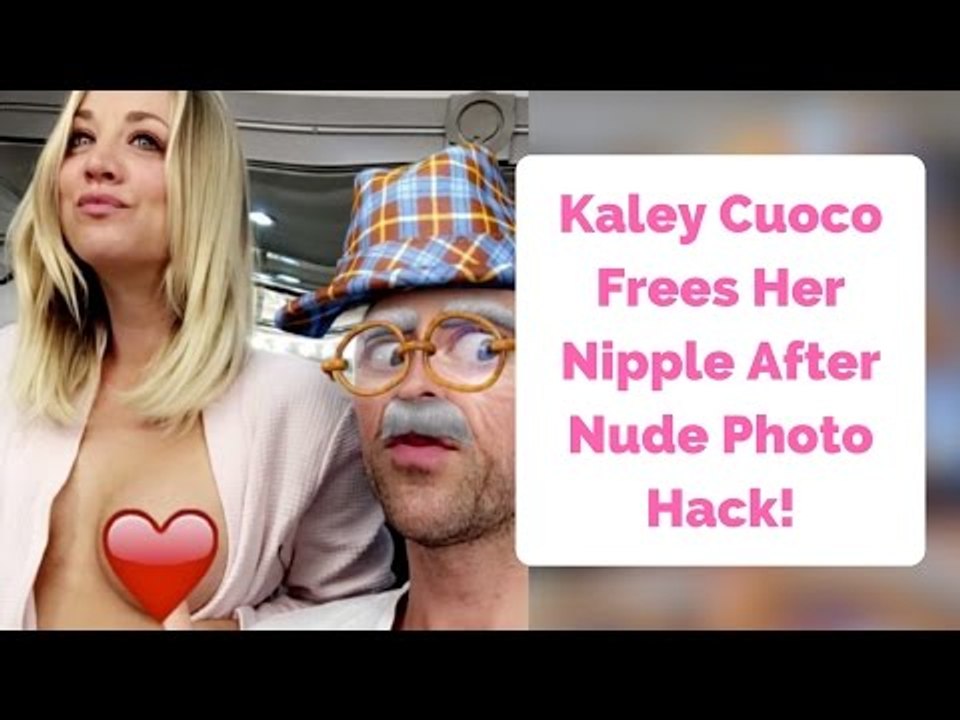 Kaley Cuoco Frees Her Nipple After Nude Photo Hack!