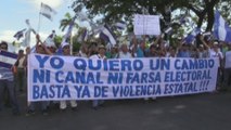 Miles aprovechan visita de Almagro en Nicaragua para protestar contra Ortega