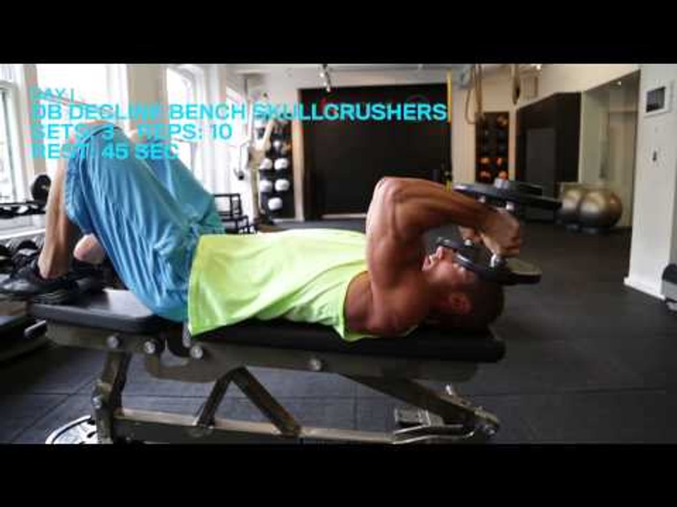 Trim in Six Day 1: Chest/Shoulders/Triceps