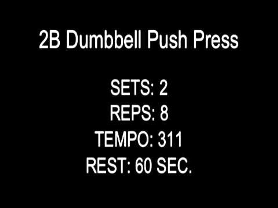YLW Phase VI Workout B