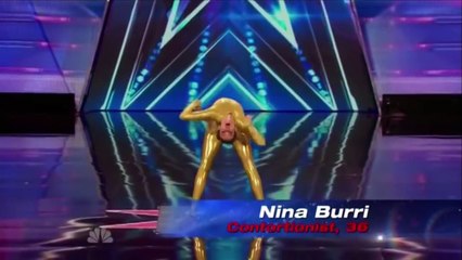 Kobieta-Guma w amerykańskim Mam Talent [NAPISY PL]