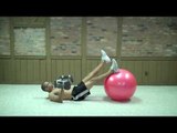 Exercise Ball Chest Workout
