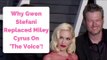 Why Gwen Stefani Replaced Miley Cyrus On 'The Voice' Revealed!