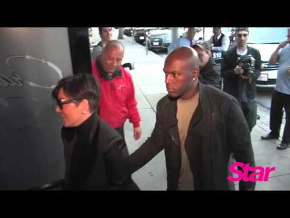 Kris Jenner and Corey Gamble spotted
