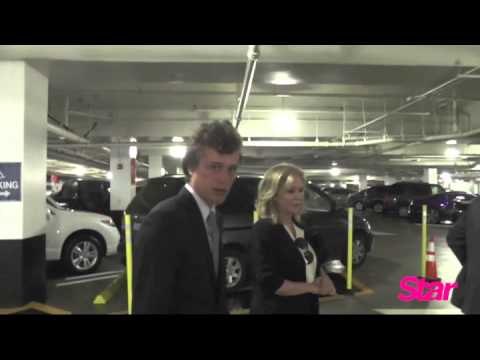 Conrad Hilton leaving court in LA