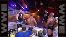 Stone Cold-- Steve Austin confronts Brock Lesnar