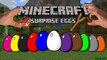 MINECRAFT ANIMATED SURPRISE EGGS | Learn The Mobs, Flying Eggs, Explosions, Colors #MINECRAFT
